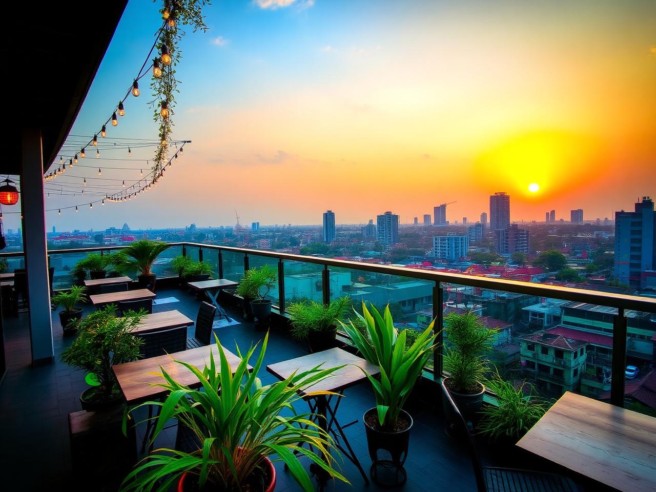 Skyline Rooftop Kitchen